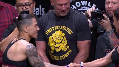 Jessica andrade vs tatiana suarez - ufc nashville ceremonial weigh-in
