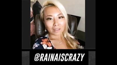 Asian beauty Raina Huang takes a huge black cock