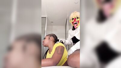 A sexy girl Lola B is fucking with a clown