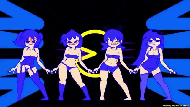 Inky, Blinky, Pinky, and Clyde's Ghostly Dance [Animation by Minus8]