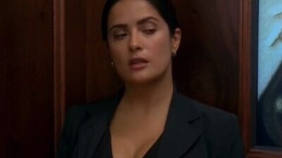 Голая Сальма Хайек в сериале "Дурнушка" (Salma Hayek sexy nude hot scenes)