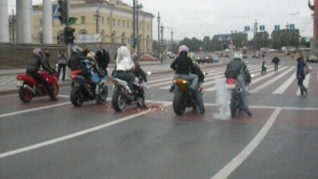 Свадьба на мото=)