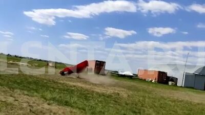 Парашютист разбился насмерть