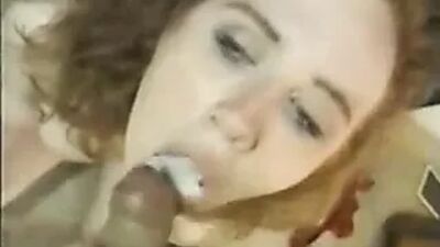 Рыжая с камшотом, подборка
