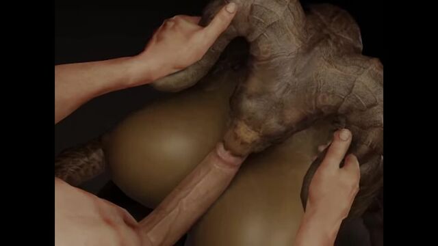 3D Fallout Porn by Reptilligator | Deathclaw Blowjob Deepthroat Yiff Furry Porn | Rocket 69