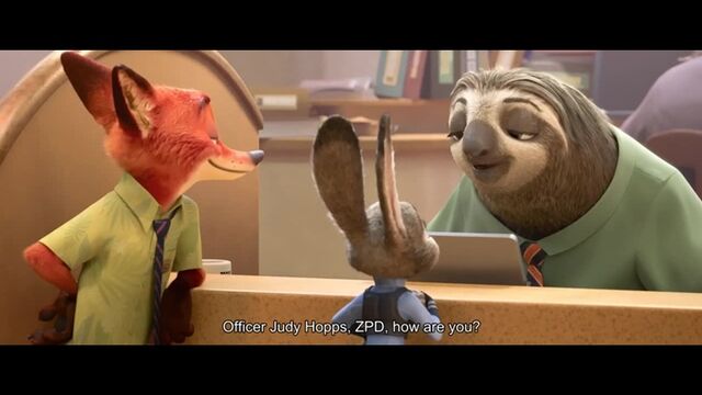 Officer Judy Hopps, ZPD, how are you?