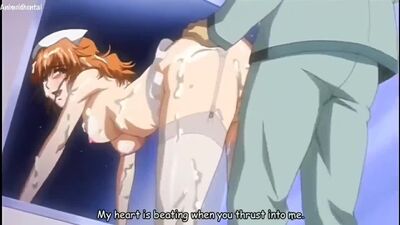 [Hentai/Хентай] Качественный хентай без цензуры с еблей медсестры в госпитале