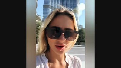 Instagram\\ Eva loras : Я в Дубае и здесь очень классноо))