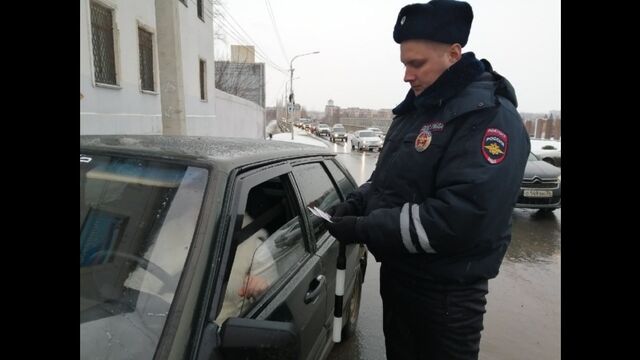Сотрудники ГИБДД провели рейд по выявлению нетрезвых водителей