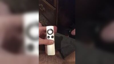 Мой хуй больше, чем пульт от Apple TV?