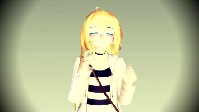 【MMD】_Senpai_【Satsuriku no Tenshi _ Ray and Zack】
