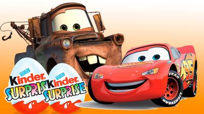 Surprise Eggs!!! CARS 2 Мультик про машинки тачки 2!!!на канале Марусины сказки
