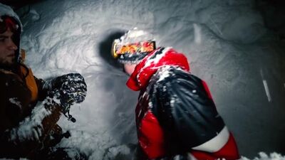 [The Alex Super] Застряли в горах в БУРЮ, Эльбрус ночь в сугробе, Алекс Супер & Трейсер | + Вызов "За Гранью"
