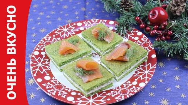 Готовим закусочные пирожные на праздничный стол. Очень вкусно!