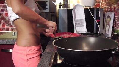 Markéta Štroblová (Little Caprice) 18+ - homemade video IN THE KITCHEN
