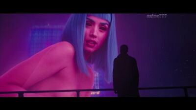 Ана де Армас (Ana de Armas) голая в фильме "Бегущий по лезвию 2049" (Blade Runner 2049, 2017, Дени Вильнёв) LQ