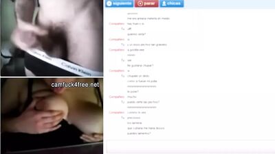 Masturbating together on live webcam chat
