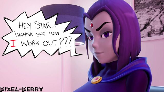 Raven And Starfire