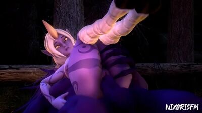 (Sound)Soraka sex [League of Legends, LoL;Porn;Hentai;R34;Blender;порно;секс;хентай;лига легенд]