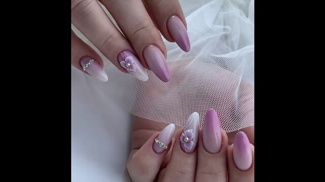 Шикарный весенний маникюр 