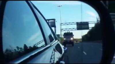 Дакаровский КАМАЗ на трассе