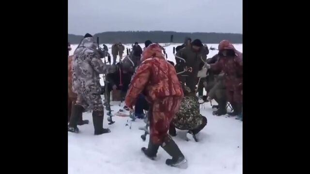 Рыбалка зимой