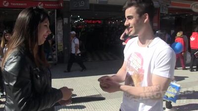 Kick Or Kiss prank (ballbusting) 2