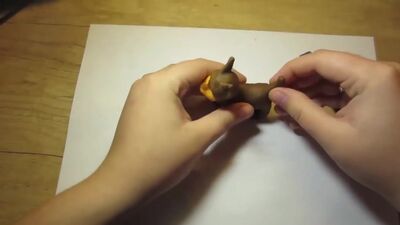 [А ну-ка Давай-ка] Щенячий патруль. Лепим из пластилина Гонщика. Видео для детей!