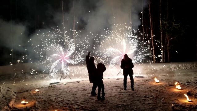 Пиротехническое шоу огненное шоу Сюрприз Подарок на день рождения Шоу проект Самум г Нижневартовск Мегион Сургут