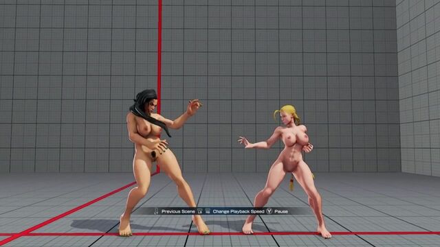 Street Fighter V — Laura & Cammy (BB Muscle) Nude Mod