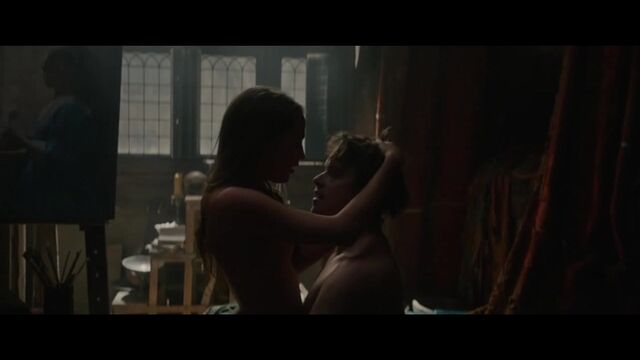 Кара Делевинь (Cara Delevingne), Алисия Викандер и Холлидей Грейнджер секс в фильме «Тюльпанная лихорадка» (2017)