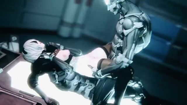 Yorha 2B - rape; group sex; gangbang; oral sex; blowjob; riding; doggystyle; 3D sex porno hentai; (RUS субтитры) [NieR:Automata]