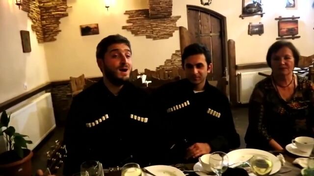 Грузины поют русскую песню! Какие красивые голоса, бесподобно